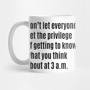 3am Thoughts Mug